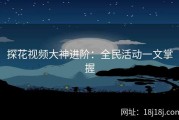 探花视频大神进阶：全民活动一文掌握