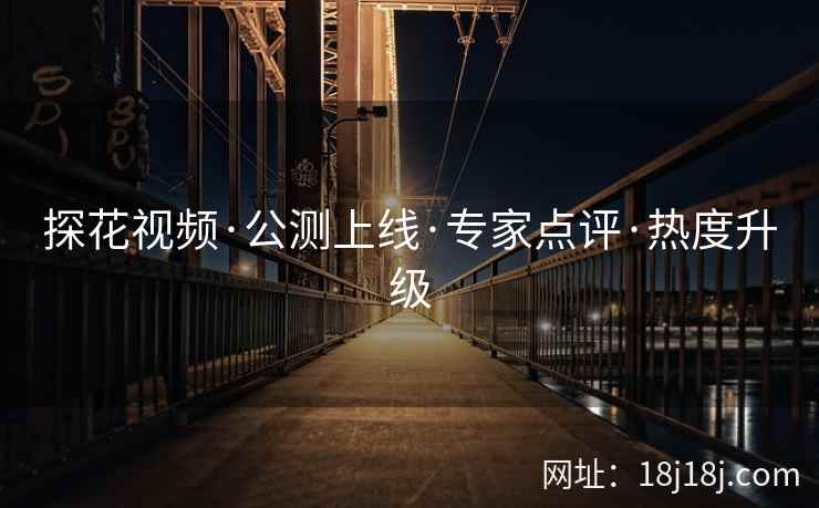 探花视频·公测上线·专家点评·热度升级