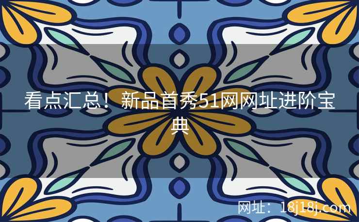 看点汇总！新品首秀51网网址进阶宝典